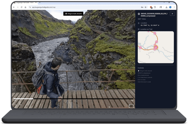 360° video preview screenshot